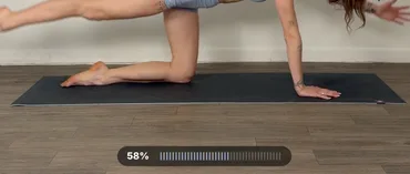 The progress bar in the Capsule style.