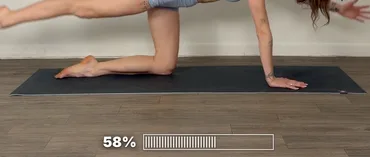The progress bar in the Stripes style.